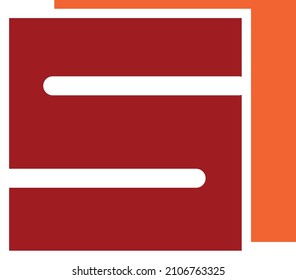 Design-Firmenlogo-Vektorgrafik. Einfach und für jedes Unternehmen geeignet 