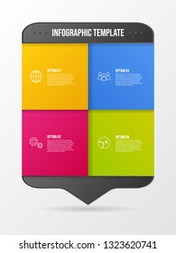 Design of a company timeline with business icons - infographic template. Vector
