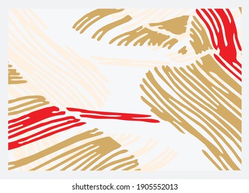 Diseñar la composición con formas abstractas. Diseño abstracto, arte para imprimir, cubrir, papel pintado, arte mural Minimal y natural. Ilustración vectorial.