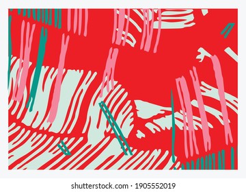 Design composition with abstract shapes. Abstract design, art for print, cover, wallpaper, wall art Minimal and natural. Vector illustration.