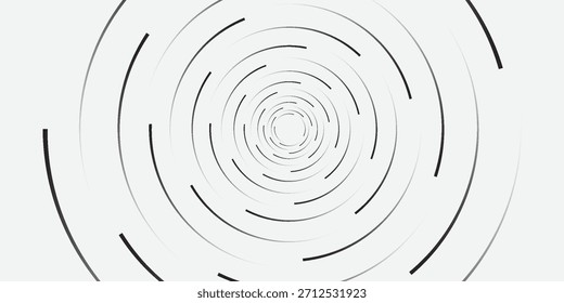 Conjunto de círculos de ondulación concéntricos de diseño. Sonar o anillos de ondas sonoras de colección. Epicentro, objetivo, concepto de icono de radar. diseño