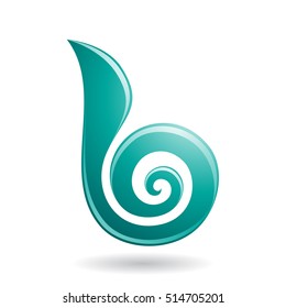 Design Concept of a Abstract Icon of Letter B, Vector Illustration