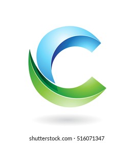 Design Concept of a Abstract Icon of Letter C, Vector Illustration