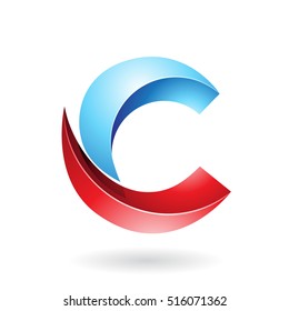 Concepto de diseño de un icono abstracto de la letra C, Ilustración vectorial