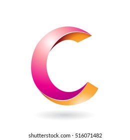 Design Concept of a Abstract Icon of Letter C, Vector Illustration