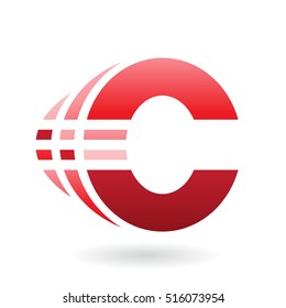 Design Concept of a Abstract Icon of Letter C, Vector Illustration
