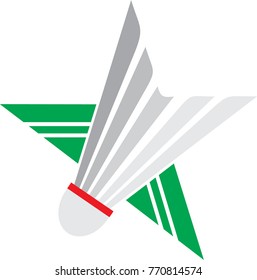 design concept of badminton feather
