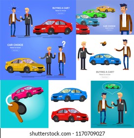 design concept of choice and buying a car