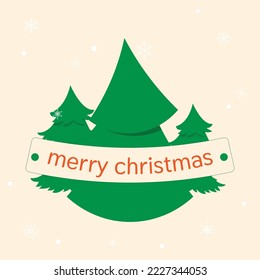El concepto de diseño de decoraciones, tarjetas, antecedentes, carteles y afiches en fiestas de celebración en la nieve el día de Navidad en la temporada de invierno somos felices feliz Navidad y feliz año nuevo