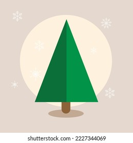 The design concept of decorations, cards, backgrounds, banners, and posters in celebration holiday in the snow on Christmas day in the season of winter we are happy merry Christmas and happy new year