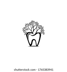 the design of the concept of a dental branch logo