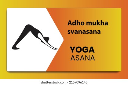 Design concept of Dhanurasana or bow pose asana in yoga as exercise. used for Poster, banner, background, article, blog, title design, wall paper