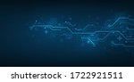 Design in the concept of electronic circuit boards.