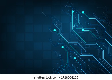 Design in the concept of electronic circuit boards.