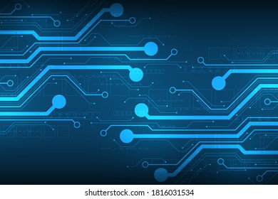 Design in the concept of electronic circuit boards.