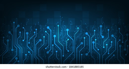 Design in the concept of electronic circuit boards.