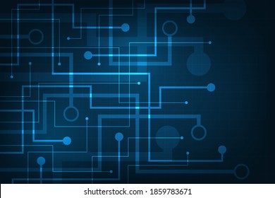 Design im Konzept der elektronischen Leiterplatten.