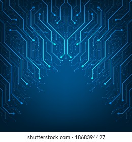 Design im Konzept der elektronischen Leiterplatten.