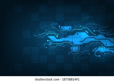 Design in the concept of electronic circuit boards.