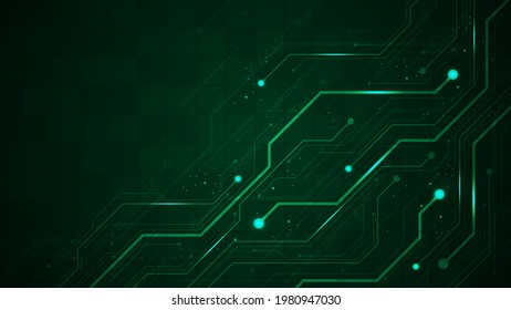 Design in the concept of electronic circuit boards.