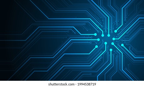 Design in the concept of electronic circuit boards.