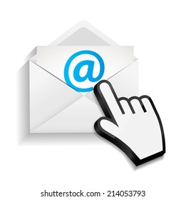 Design Concept Email Write Icon Vector Illustration EPS10 