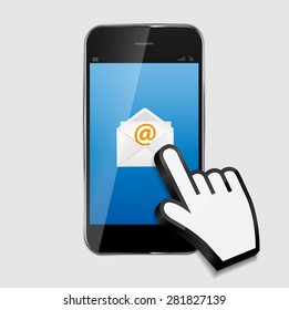 Design Concept Email Write Icon Vector Illustration EPS10