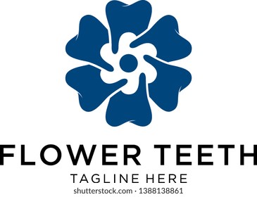 design of the concept of flower teeth