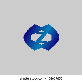Design Concept Icons and Shapes of Letter Z, Vector Illustration
