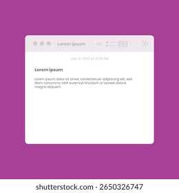 Design - Notas conceituais no computador. PC, laptop. Ilustração de ações