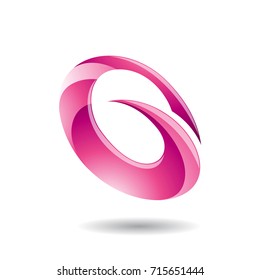 Design Concept of Oval Letter G Icon, Vector Illustration Isolated on a White Background