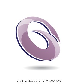 Design Concept of Oval Letter G Icon, Vector Illustration Isolated on a White Background