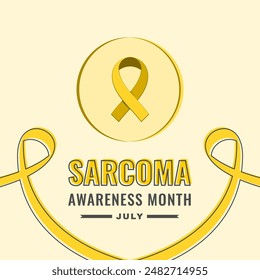 Design Concept of Sarcoma Awareness Month for Campaign Banner.
