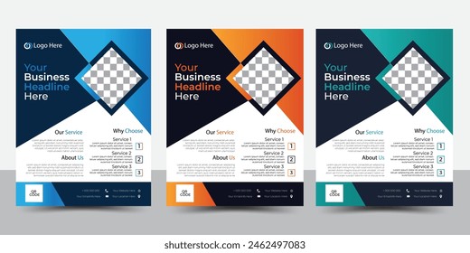 design concept unique custom vector, poster, layout, marketing business flyer with A4 size template 