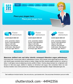 design of a concept for  website and symbol, vector image