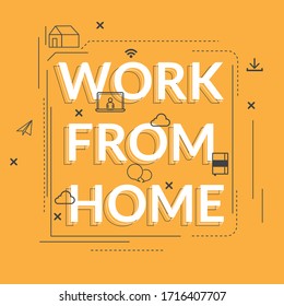 Design Concept Of Work From Home 
