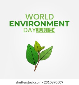 Design concept for World Environment day. flat lustration , flat design