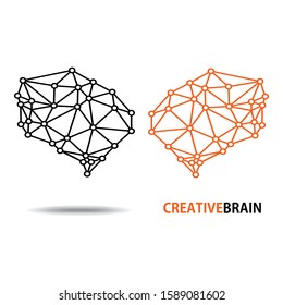 Design conceptual Brain,Vector Illustration
on white background





