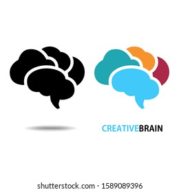 Design conceptual Brain,Vector Illustration
on white background






