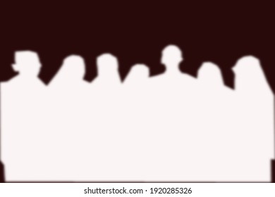 design concept.Vector image of parents and siblings at the wedding taking pictures