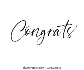 603 Congrats cursive Images, Stock Photos & Vectors | Shutterstock