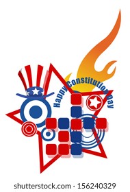 Design - Constitution Day Vector Illustration