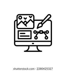 Design Content icon in vector. Illustration