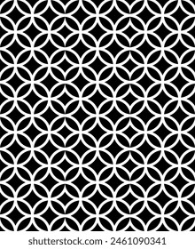 design of continuous circles for artistic background