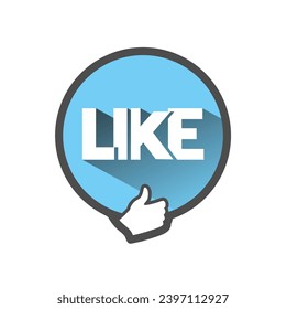 Design of cool like symbol