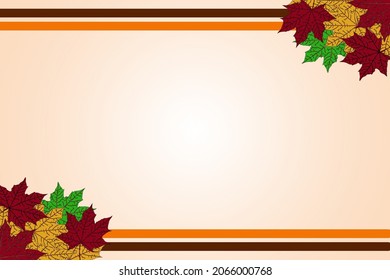 design copy space is used for the purpose of making proposals in the office or as a percentage thumbnail with an autumn theme.