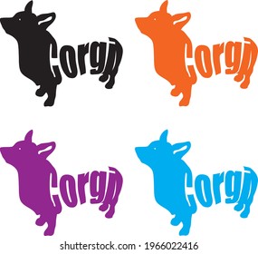 It is a design with a corgi motif