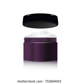 Design cosmetics product advertising. Vector illustration