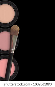 Design Cosmetics Product  Template for Ads or Magazine Background. 3D Realistic Vector Iillustration. EPS10