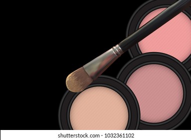 Design Cosmetics Product  Template for Ads or Magazine Background. 3D Realistic Vector Iillustration. EPS10